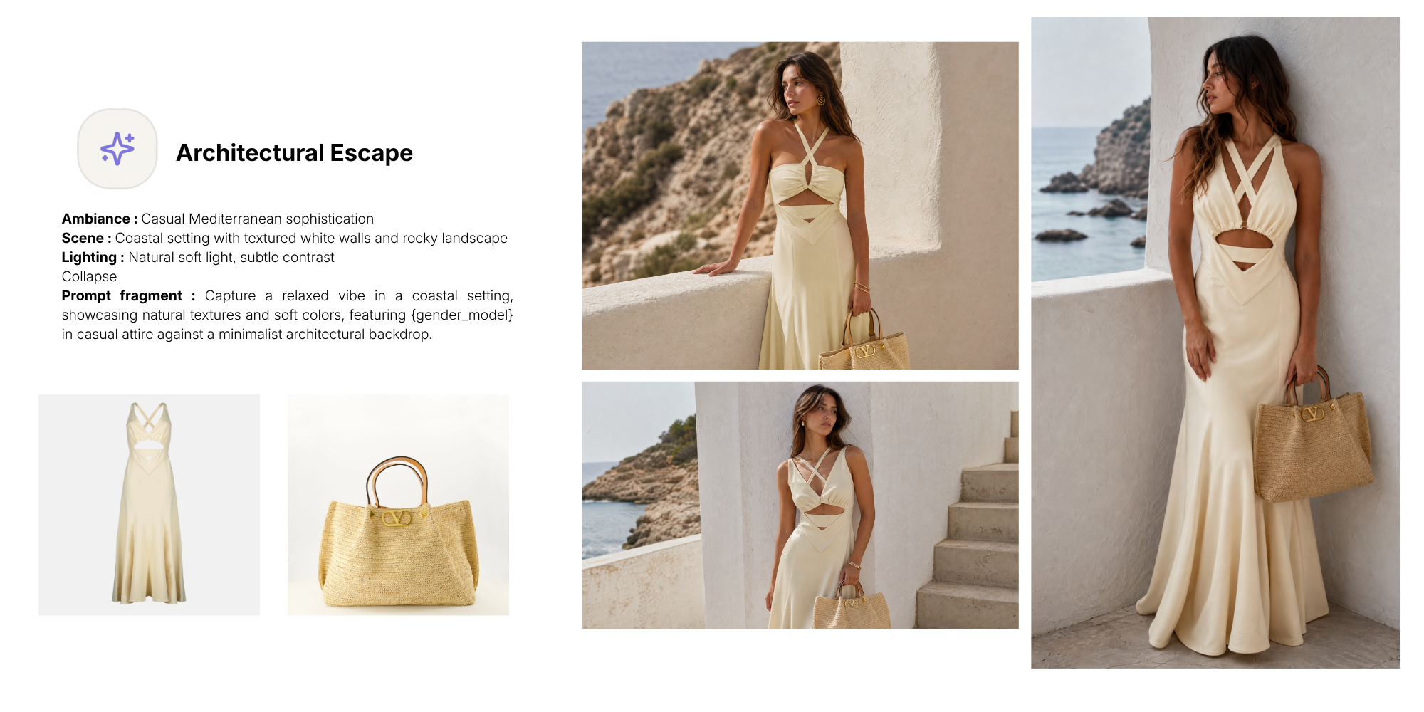Utilisation du style généré dans une campagne multi image vers social / multi ratios
